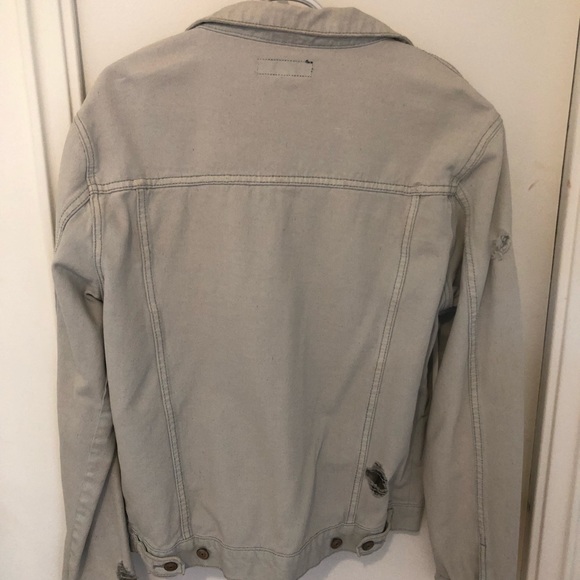 Large, Denim, Zara, goodgreat condition, off white - Picture 2 of 3